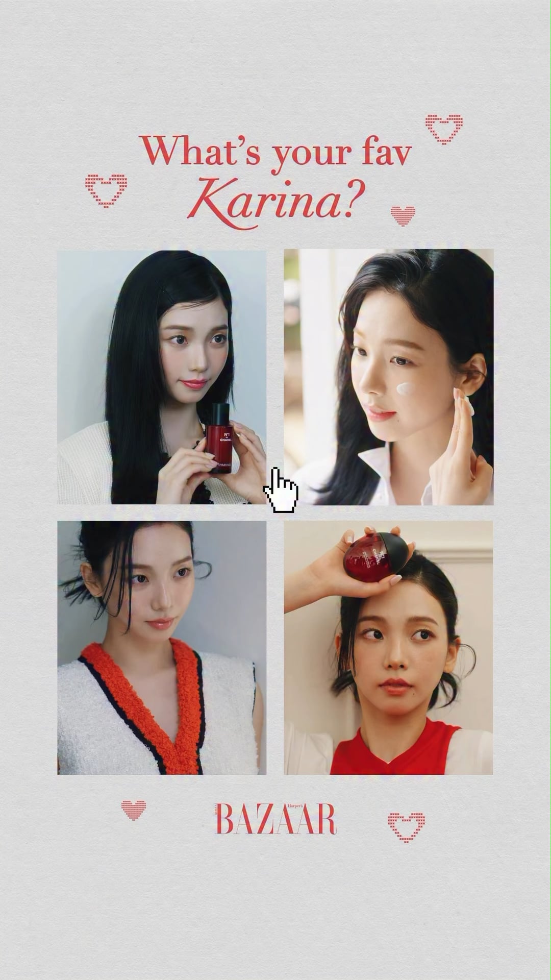260515 Karina for Harper's BAZAAR Korea x Chanel Beauty (May 2026 Issue Behind The Scene)