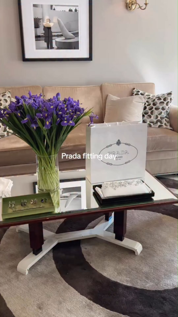 260505 aespa TikTok Update with Karina - Prada fitting day