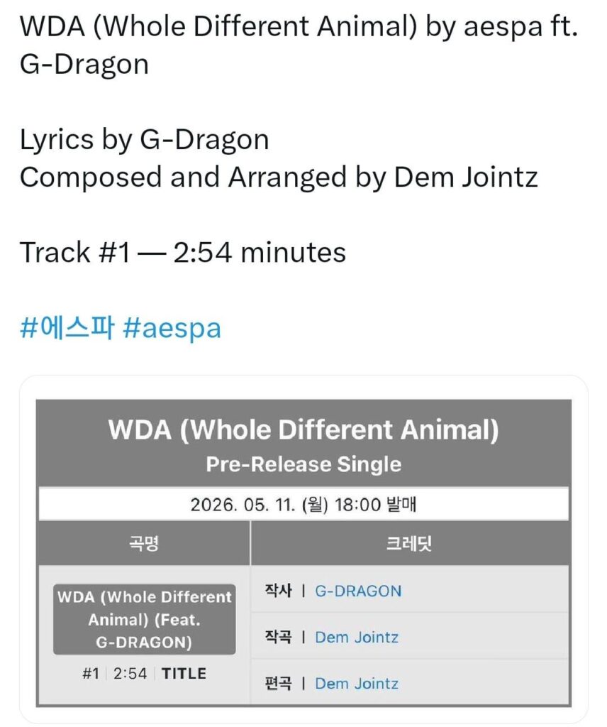 Ohh GD wrote the song! This makes more sense I was wondering why he would do this ft seemed unlike him if he was not writing/producing just jumping on an SM track