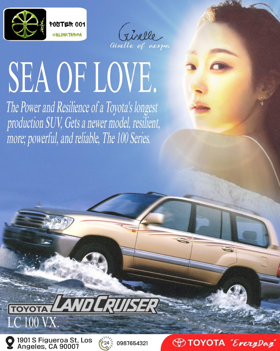 A New Part of the series of Fake car ads edit with aespa, But this is special editions from Lemonade Album Comeback featuring my fav. car brand, Toyota.