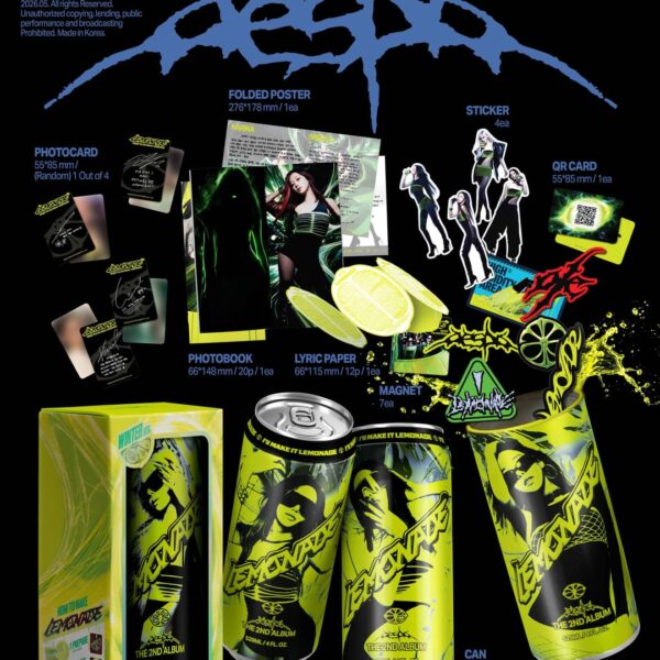 260520 aespa - The 2nd Album: LEMONADE (CAN, ACID & P.O.S Ver. - Album Details Preview)