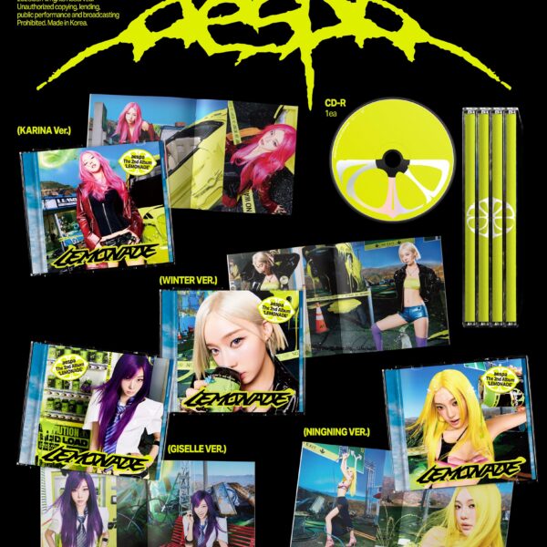 260522 aespa - The 2nd Album: LEMONADE (SINGLE CD Ver. - Details Preview)