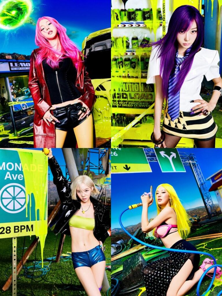 260521 aespa's 'The 2nd Album: LEMONADE' Songs Descriptions: Can’t Help Myself, Camouflage, My Plan and Til We Die.