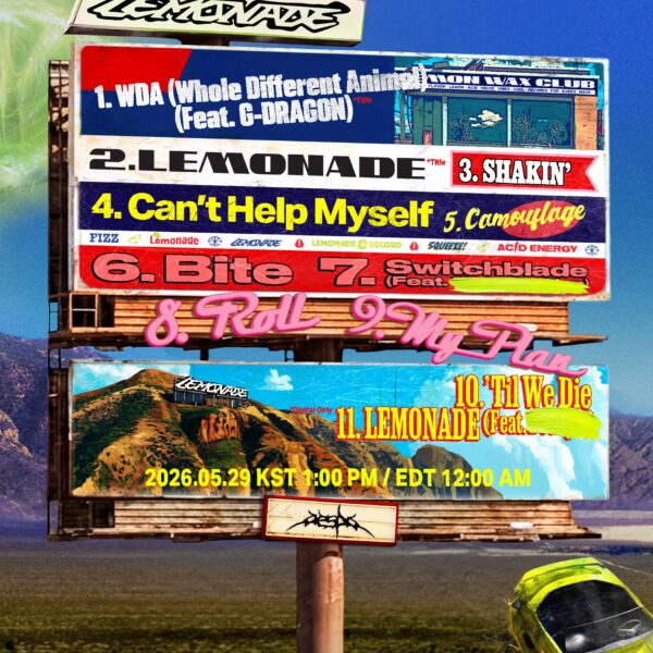 260510 aespa - The 2nd Album: LEMONADE (Tracklist)