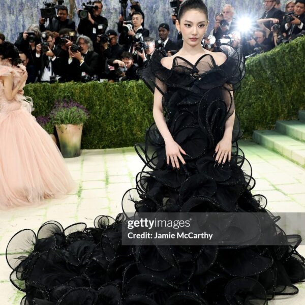 260505 Ningning at the 2026 Met Gala (Getty Images)