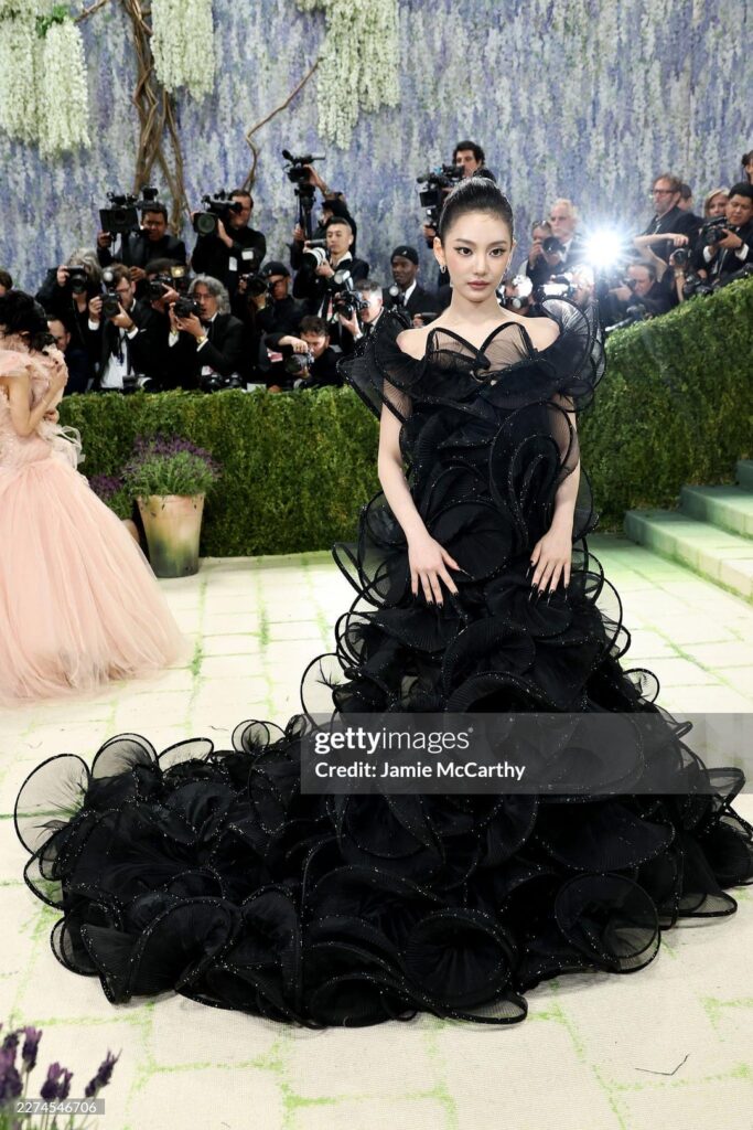 260505 Ningning at the 2026 Met Gala (Getty Images)