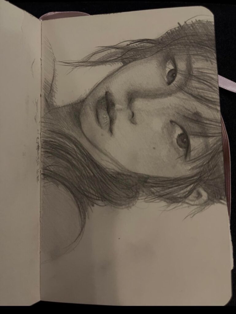 Hello beautiful people, this is not related to the tarot deck, I just want to share some of my old drawings of Karina and Winter