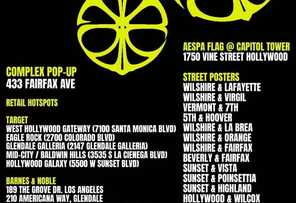 260530 aespa - The 2nd Album: LEMONADE (LA Guide)