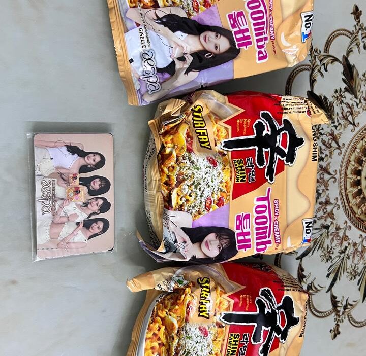 Finally got my hands on the aespa shin ramyun collab :)
