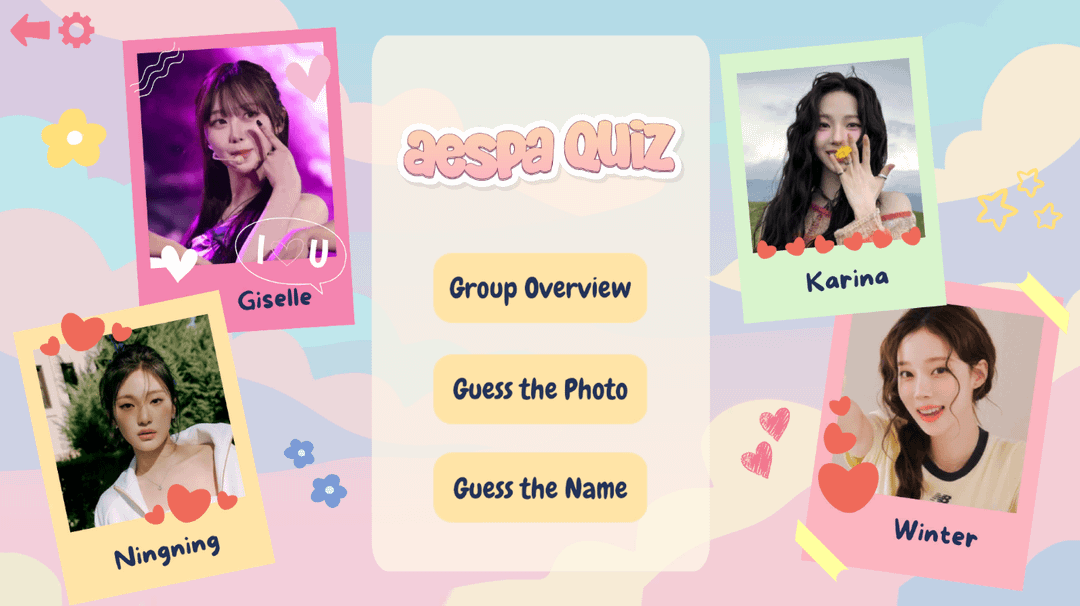I made an aespa guessing game!