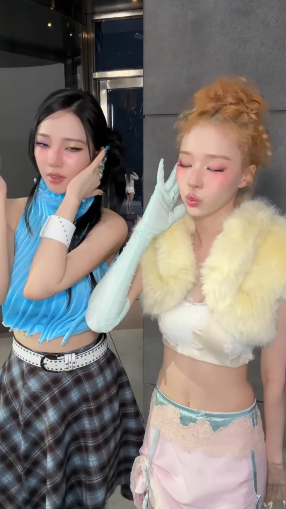 260606 aespa TikTok Update with Karina & Winter - ok let’s go partyyyyyyy