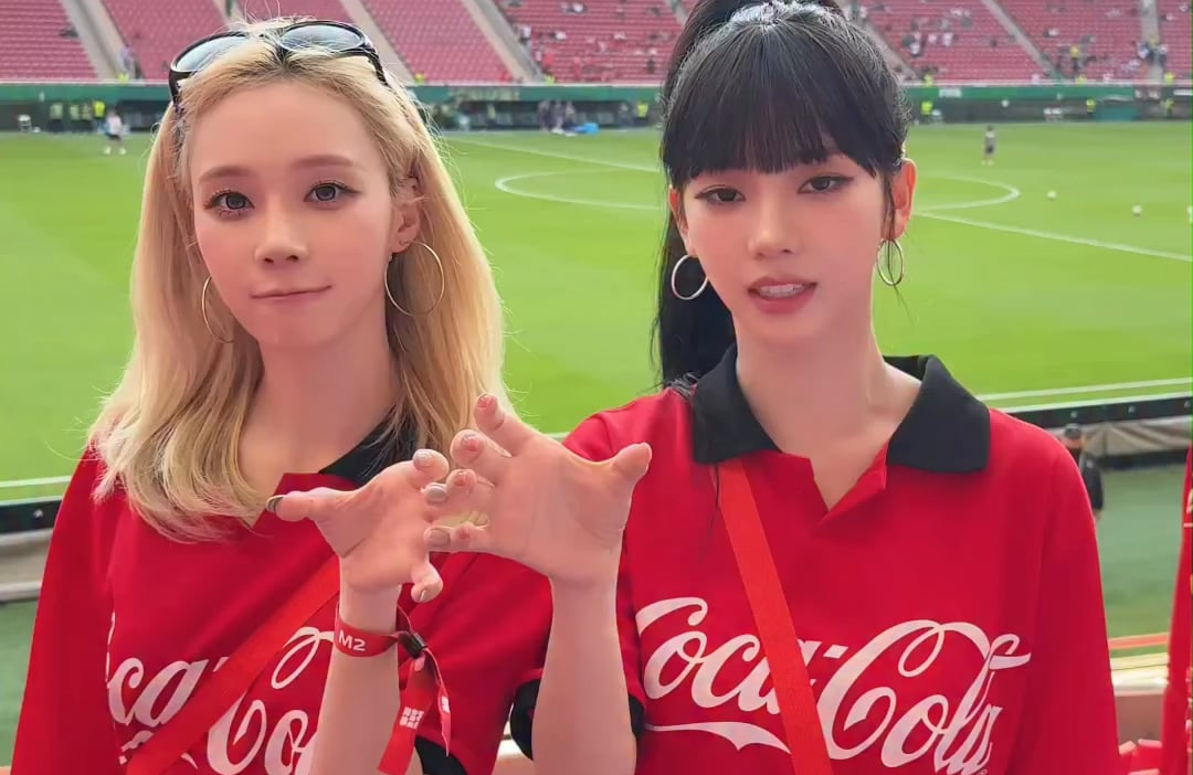 260613 aespa TikTok Update with Winter & Karina - Us at the World Cup ⚽️