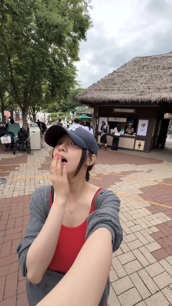 260622 aespa TikTok Update with Karina - When in Everland