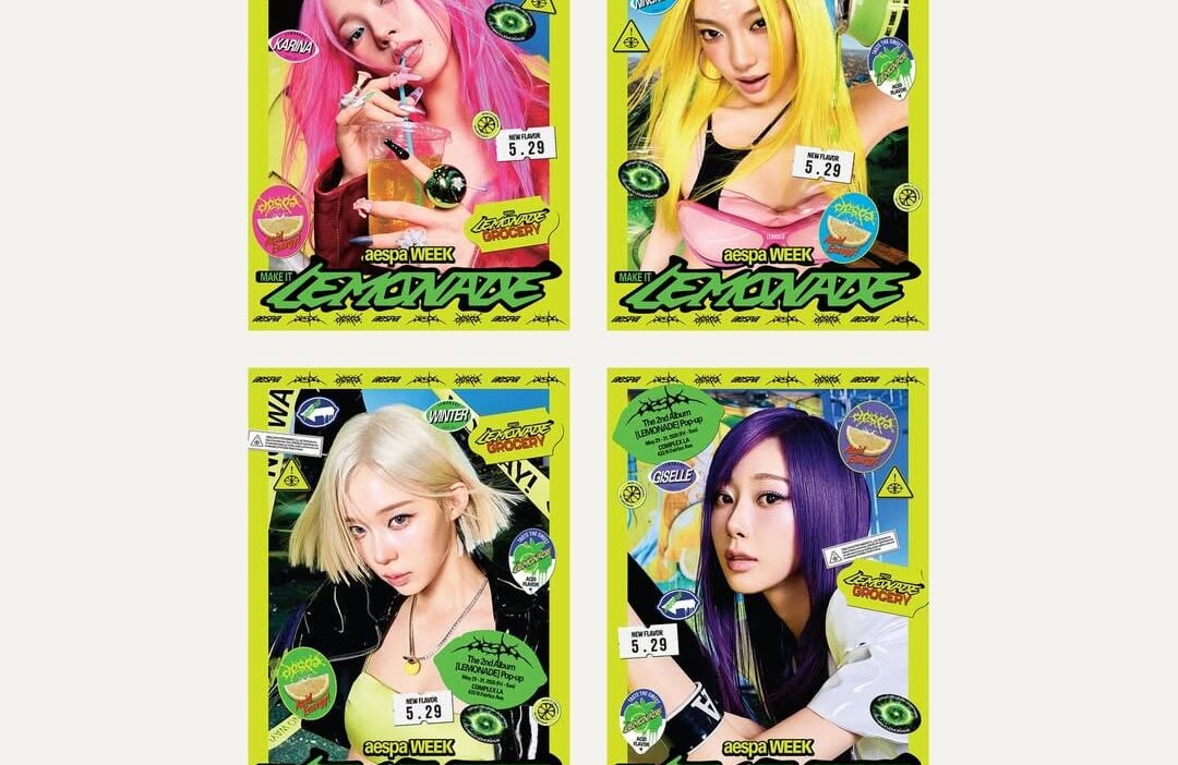 260529 aespa - The 2nd Album 'LEMONADE' Pop-Up in LA (Random Member Poster & Photocard Purchase Bonus)