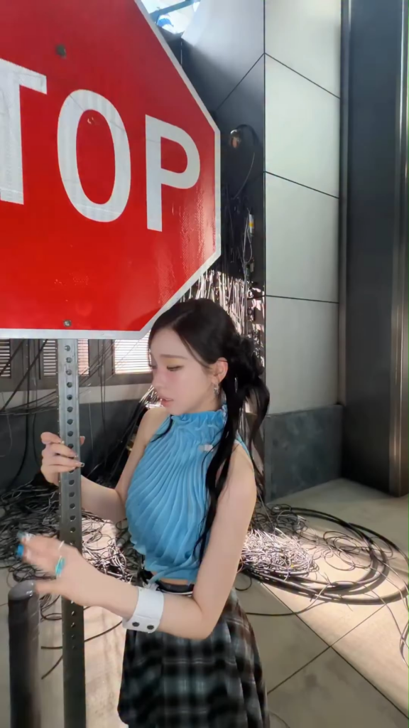 260615 aespa TikTok Update with Karina - Wait, oh my god, stop ×3