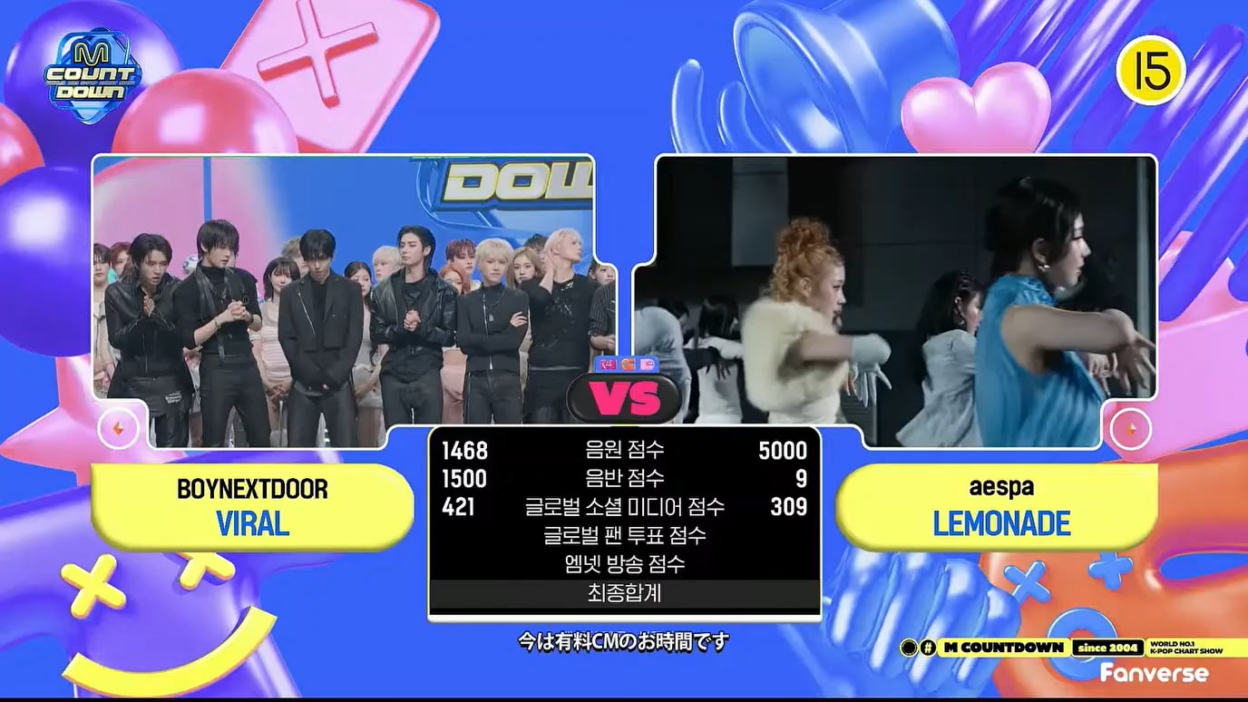 260618 aespa earns their 1st win for 'LEMONADE' on Mnet M Countdown