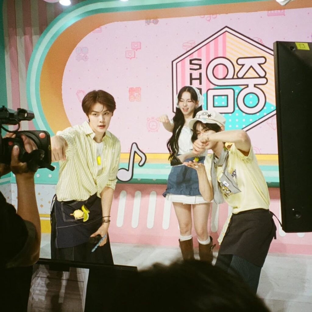 260607 Kim Kangseok Music Core PD Instagram Update with MCs Karina, AND2BLE Gyuvin & TWS Dohoon