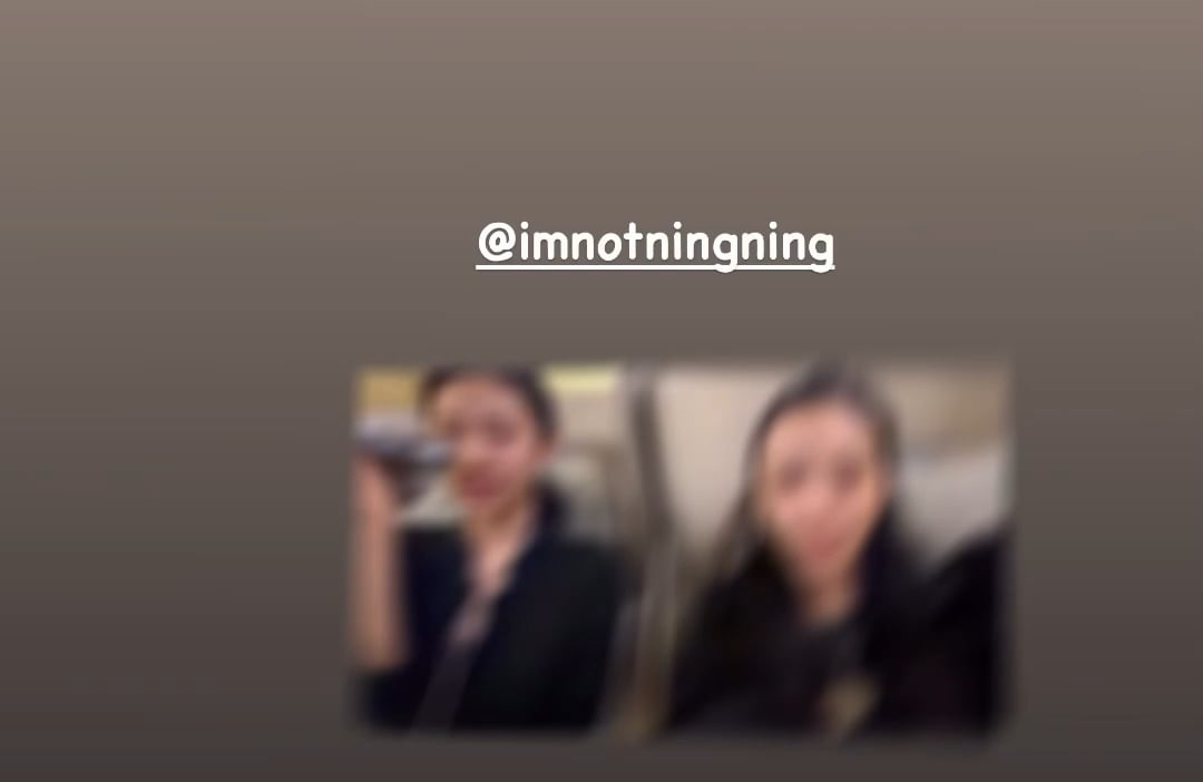 260616 Giselle Instagram Story Update with Ningning