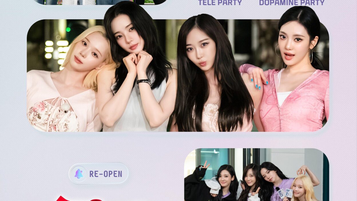 260619 aespa to release a new season of "aesParty" with 8 episodes, divided into 2 parts of 'Virtual dating program' and 'Team-building trip' concepts, airing on June 26th, every friday at 8 PM KST