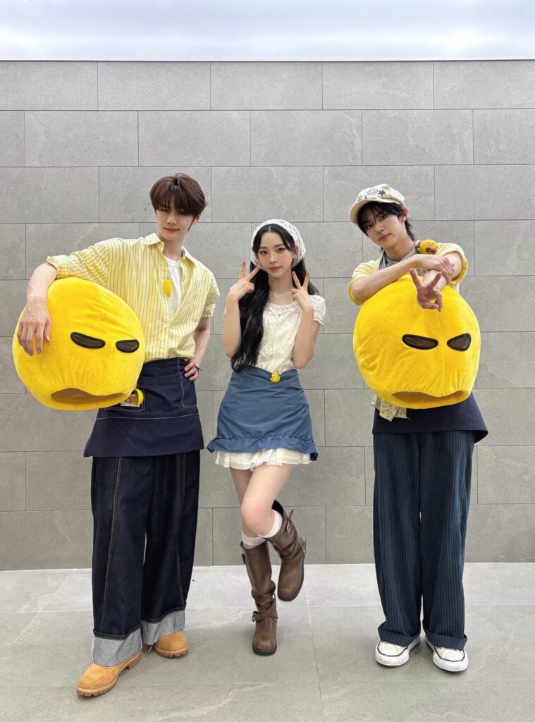 260607 MBC Show! Music Core Twitter Update with Special MC Karina feat. MCs AND2BLE Gyuvin & TWS Dohoon - 260606 Post-Show Photos