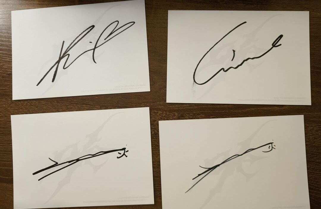aespa Signatures and Photo Cards