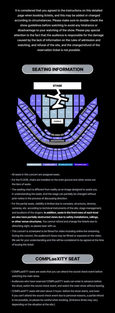 260619 aespa - 2026-27 SYNK : COMPLæXITY TOUR at Gocheok Sky Dome, Seoul (Ticket Reservation & Admission Instruction)