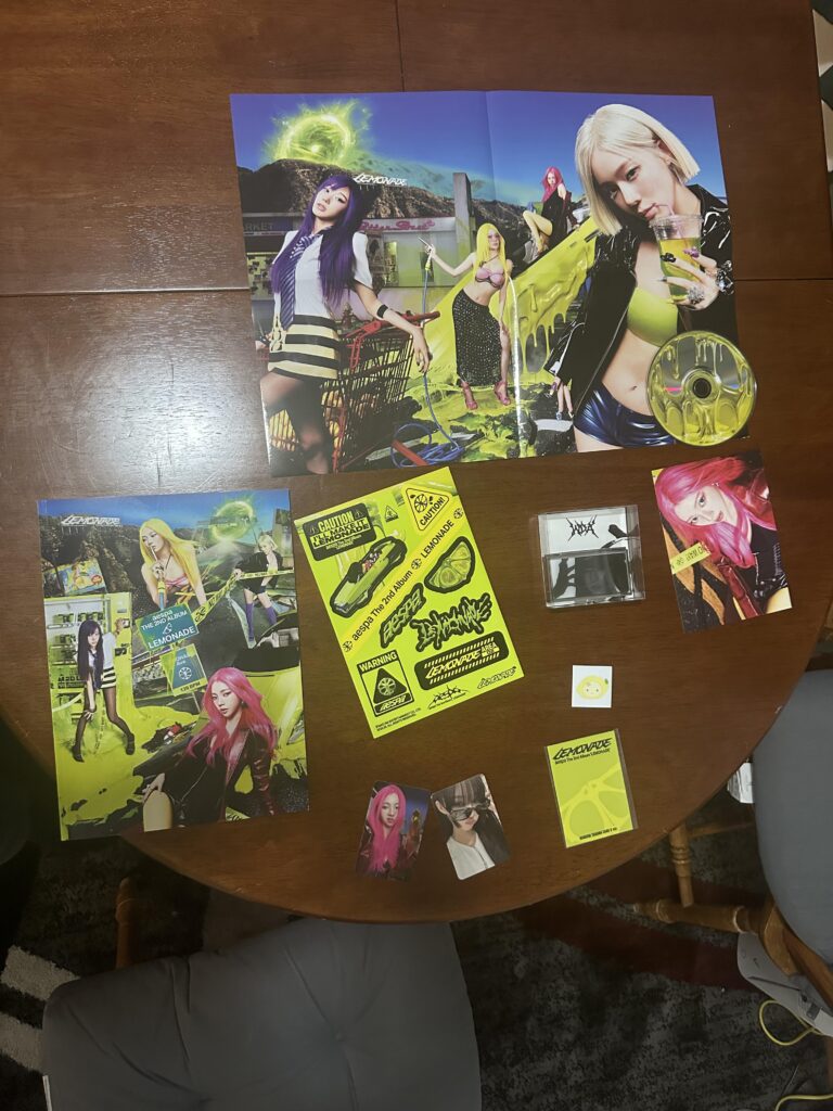 What i got from the Lemonade Pop up!