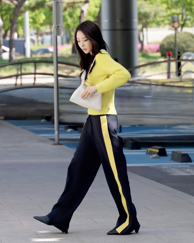 260623 Cosmopolitan Korea Instagram Update with Giselle with LOEWE Scarf Bag