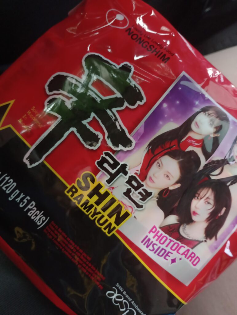 Finally found the aespa shin ramyun Collab