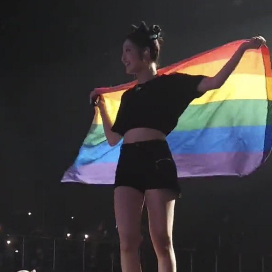 230912 Ningning/ Happy Pride Everyone! 🏳️‍🌈