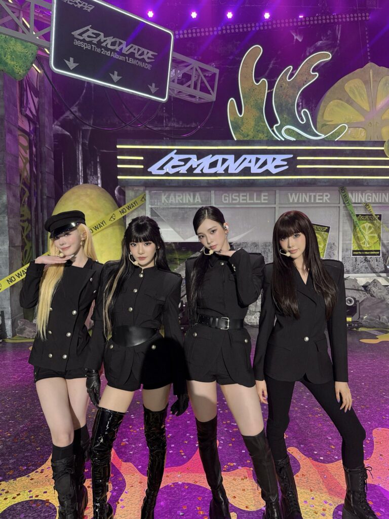 260530 aespa Twitter Update - LEMONADE @ MBC Show! Music Core