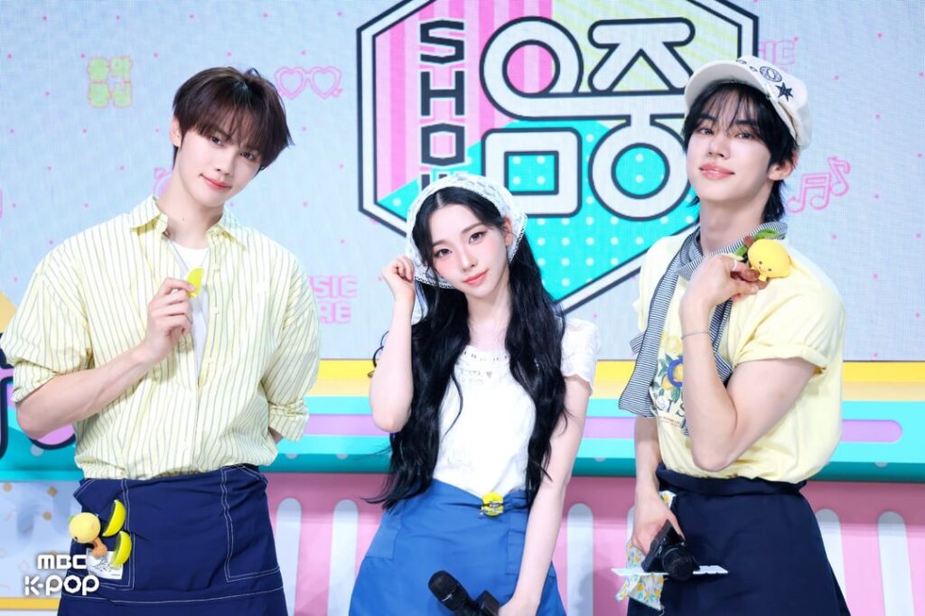 260612 MBC K-Pop Twitter Update with MCs Karina, AND2BLE Gyuvin & TWS Dohoon
