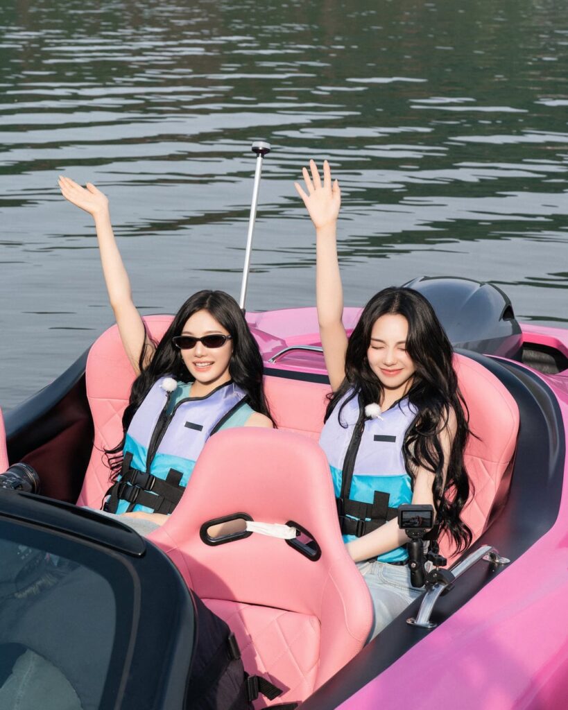 260718 aespa Twitter Update - aesParty Re-Watch Playlist (Behind The Scenes Stills)
