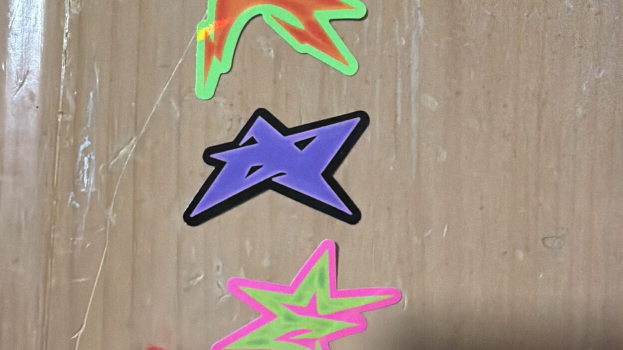 What are these stickers from Rich Man- Guitar Version??