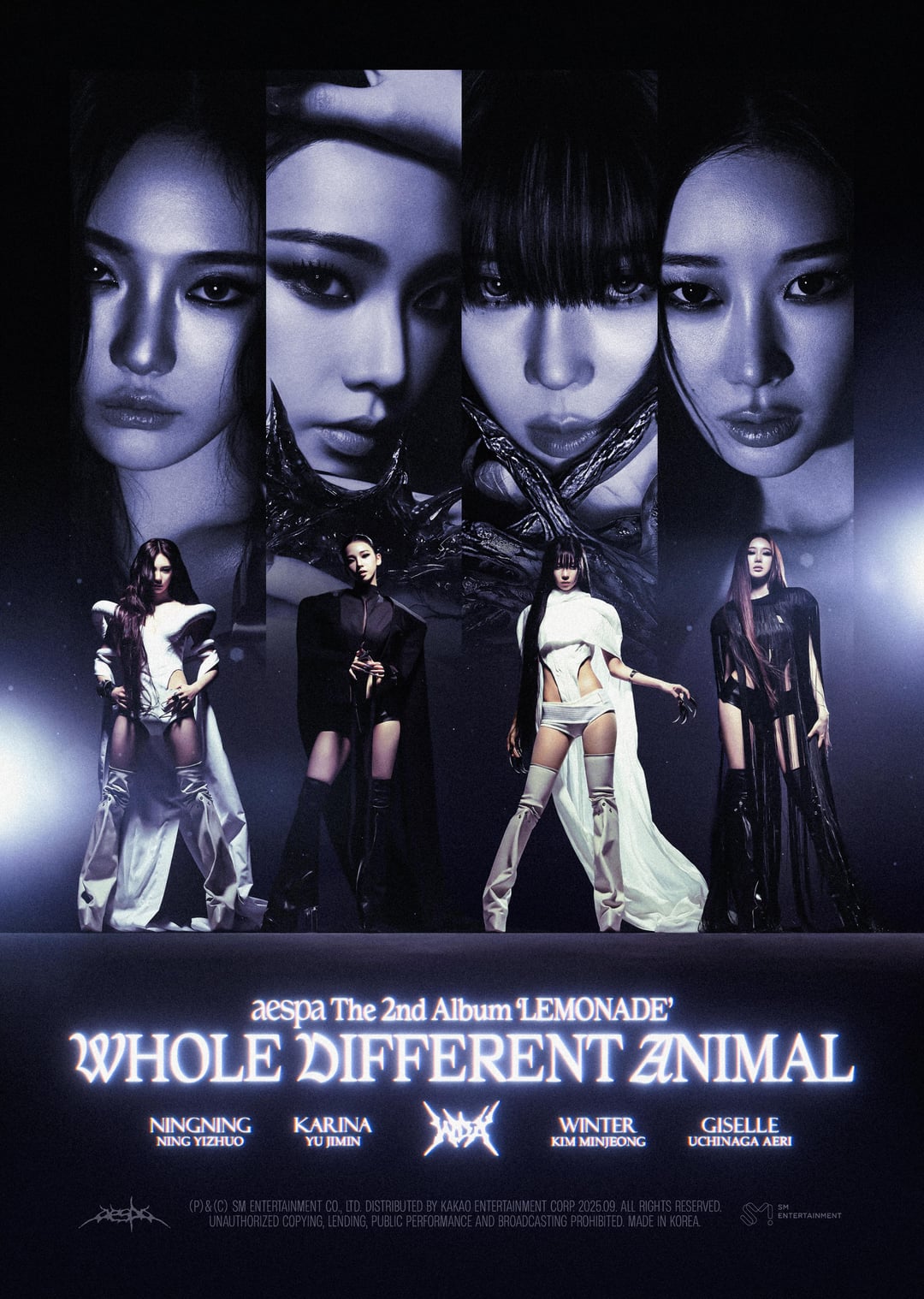 aespa - WDA (Whole Different Animal) Poster Design