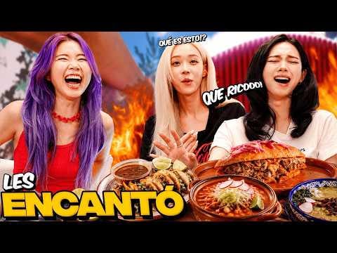 260704 Karina & Winter (with Chingu Amiga) - K-POP IDOL TRIED MEXICAN FOOD FOR THE 1ST TIME AND THIS HAPPENED
