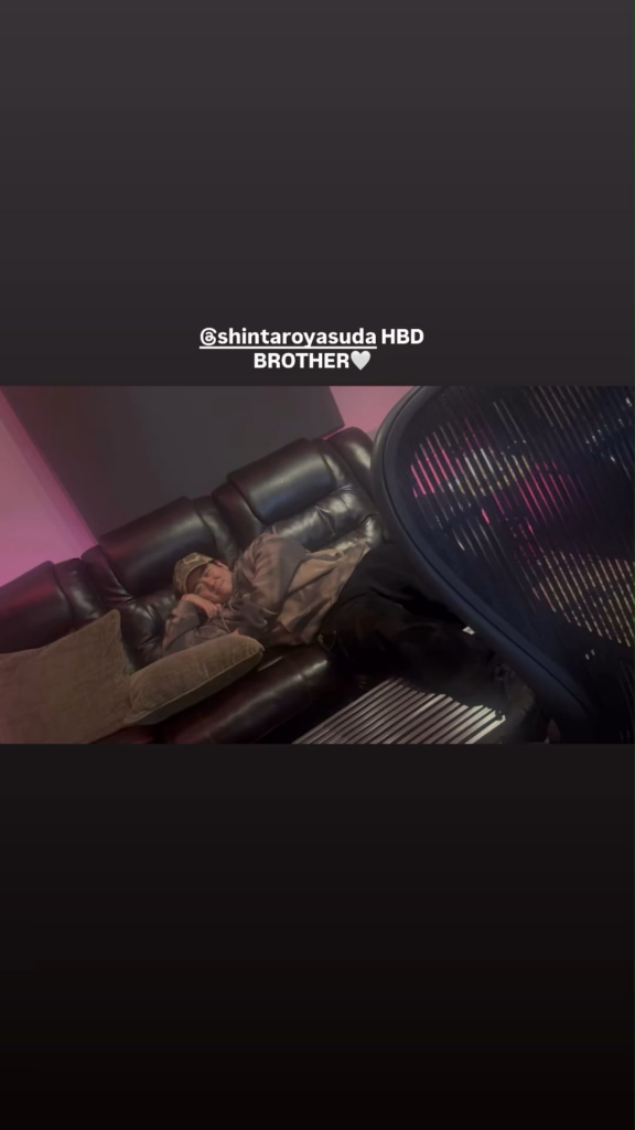 260718 Ningning Instagram Story Update with Shintaro Yasuda