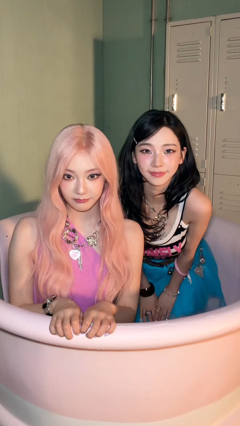 260728 aespa TikTok Update with Karina & Ningning -  ๋࣭ ࣪ ˖🎐