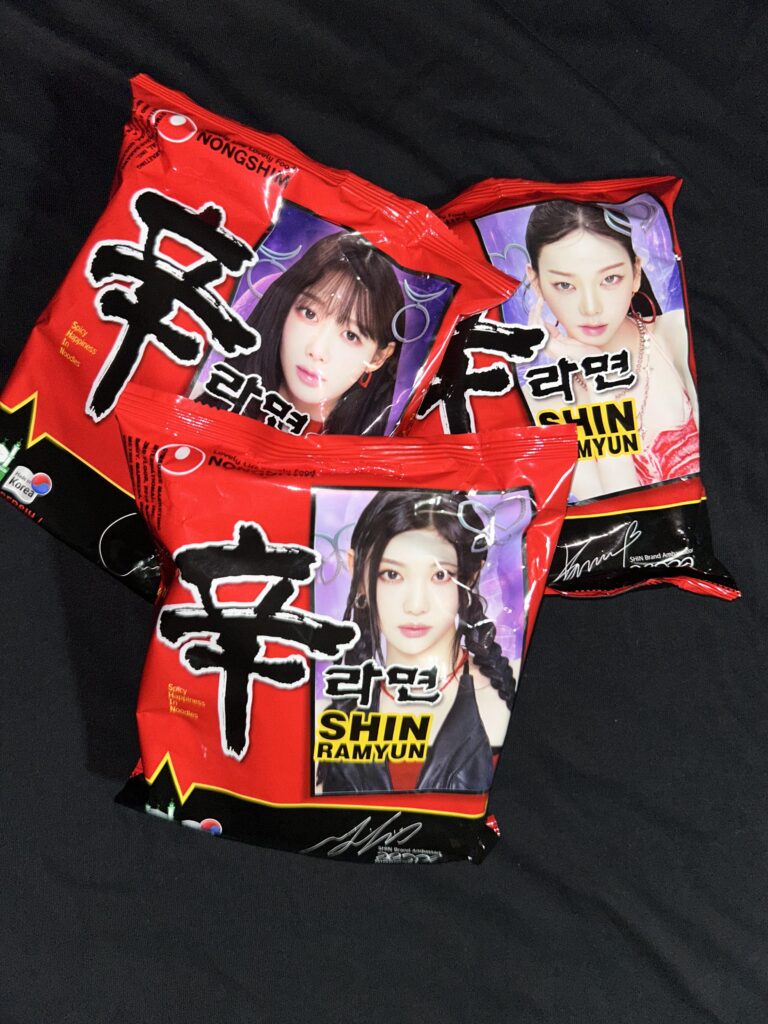 Shin Ramyun and aespa