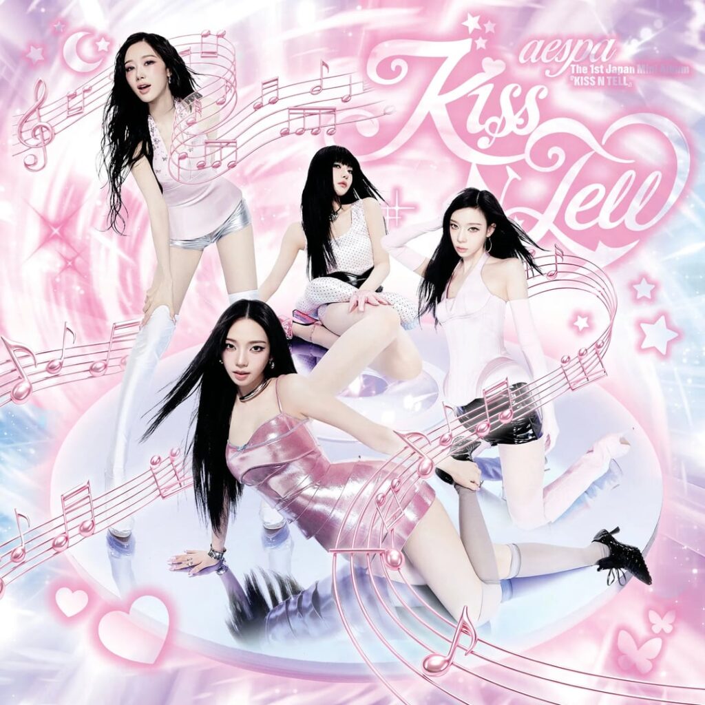 260702 aespa - The 1st Japan Mini Album: KISS N TELL (KISS N TELL, Poster & Limited Edition Ver. - Album Covers Preview)