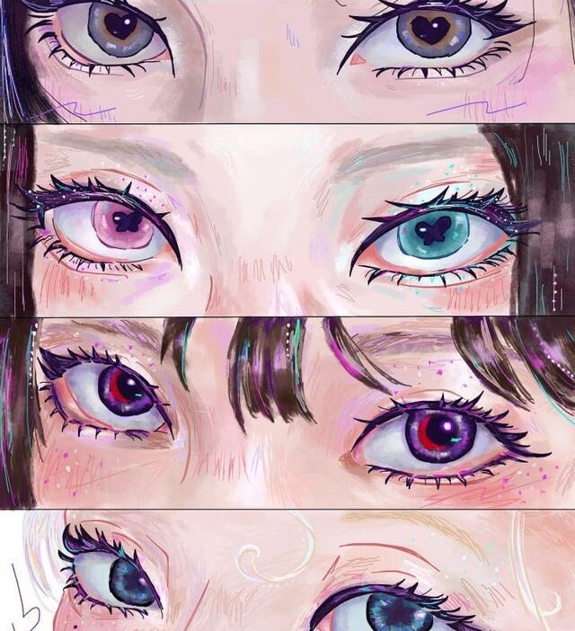 Supernova eyes fanart🩵💜