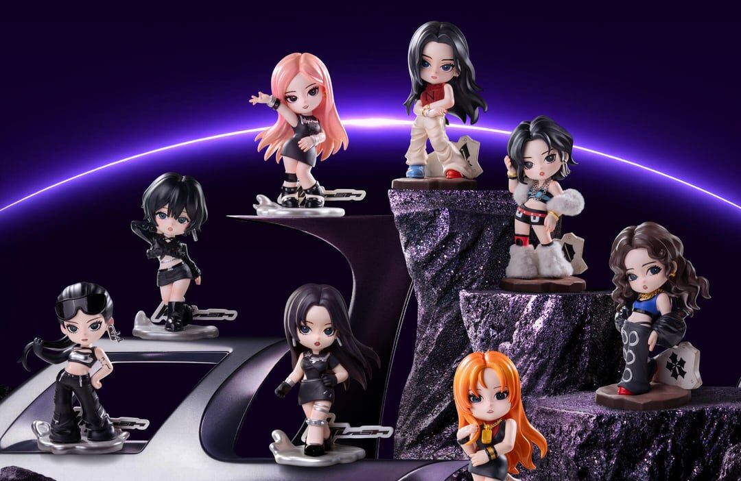 260814 aespa x POP MART - Memorable Pick Series Figures, Glowing Pendant & Showcase (Collaboration MD Preview + On Sale August 20th)