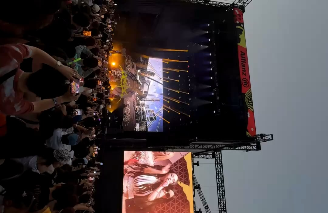 260803 aespa Instagram Reels Update  - Thank you for an amazing night at Lolla 🔥 Hope you had as much fun as we did. Your energy was truly unforgettable!