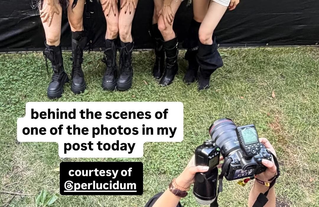 260812 Anson Tong Instagram Story Update with aespa @ Lollapalooza 2026