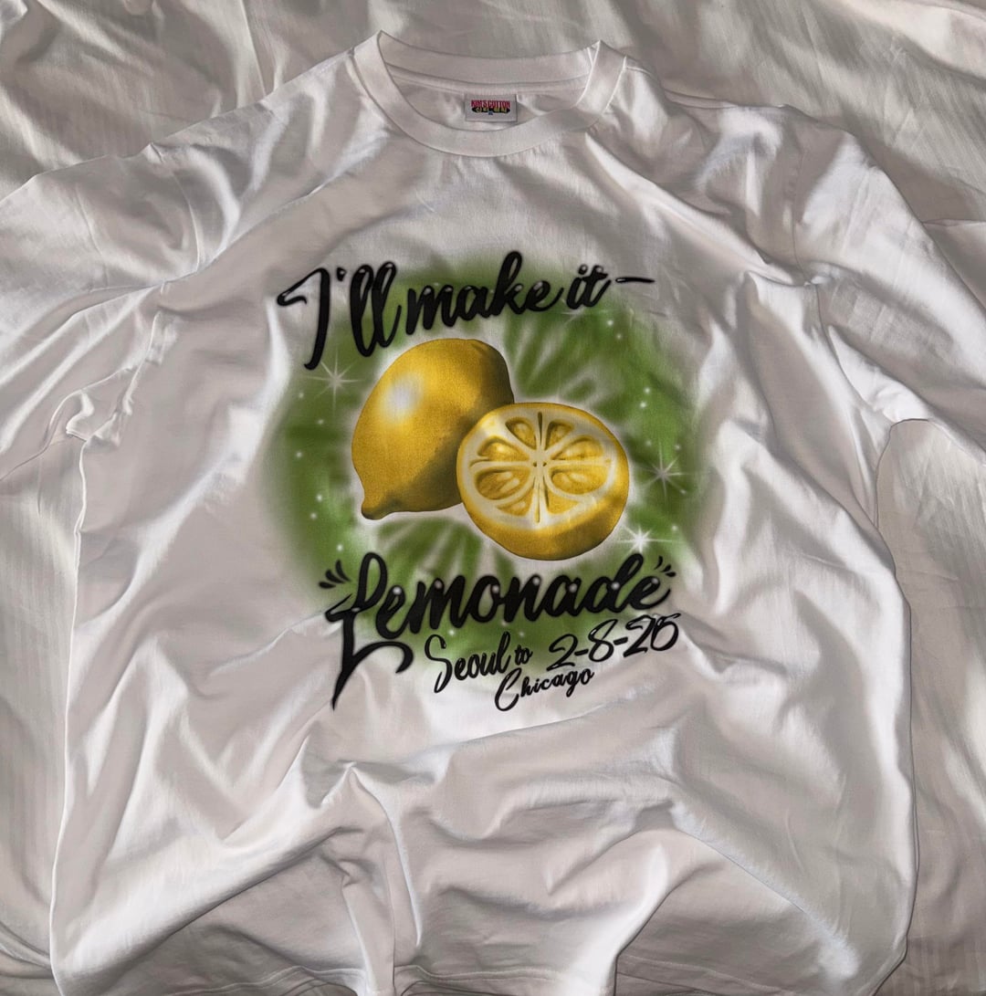 aespa at Lollapalooza exclusive LEMONADE Pop-up T-Shirt