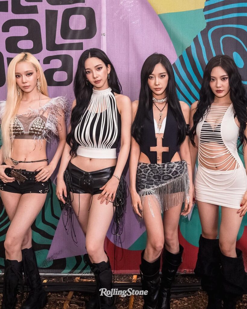 260804 Rolling Stone Instagram Update with aespa @ Lollapalooza 2026