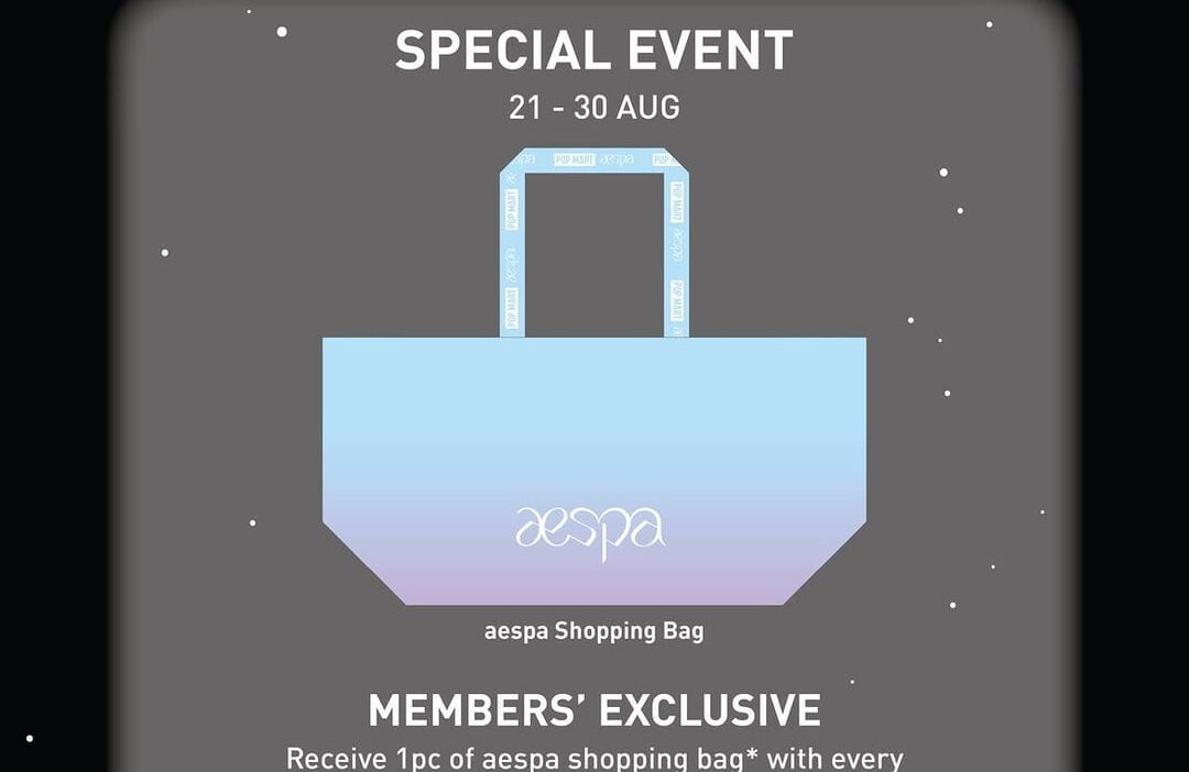 260819 aespa x POP MART - aespa Shopping Bag GA Event (POP MART Japan, Korea, Malaysia & Singapore)