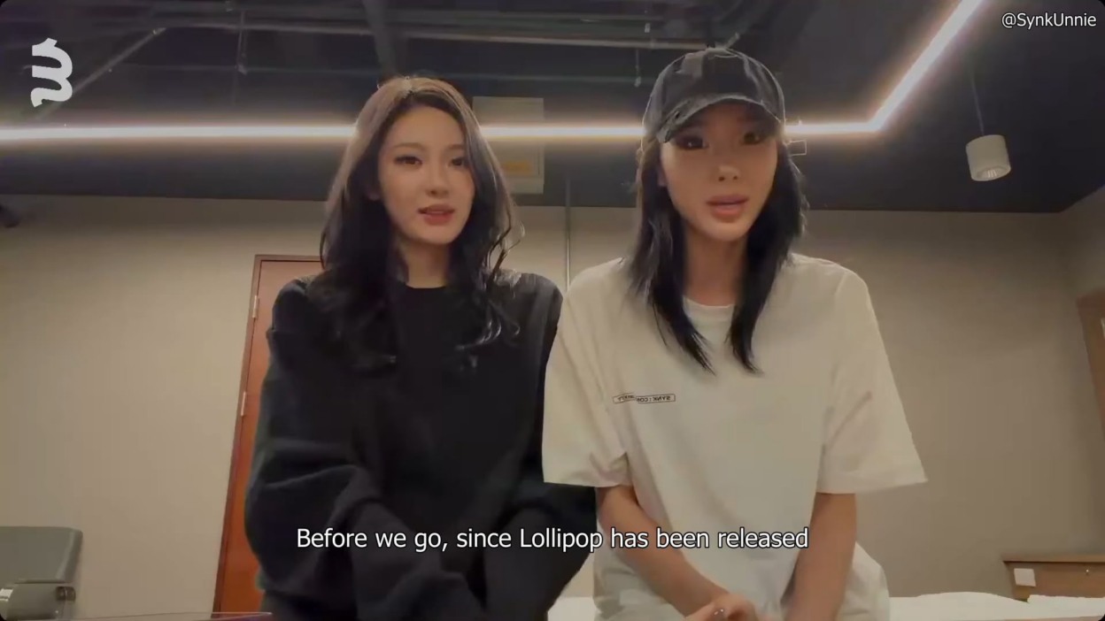 260811 Giselle Weverse Live with Ningning - Lollipop OG (ENG SUB)