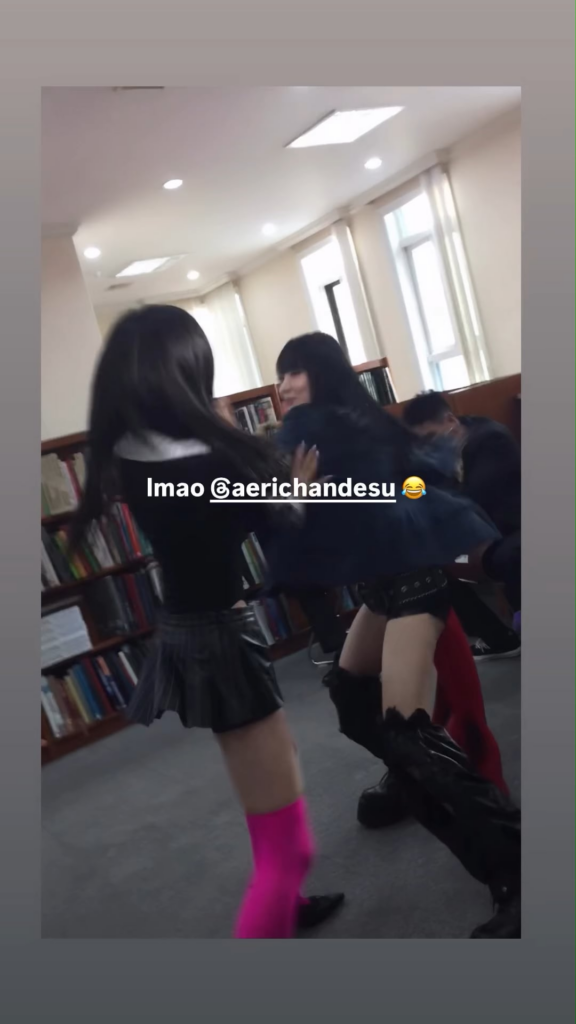 260805 Ningning Instagram Story Update with Giselle