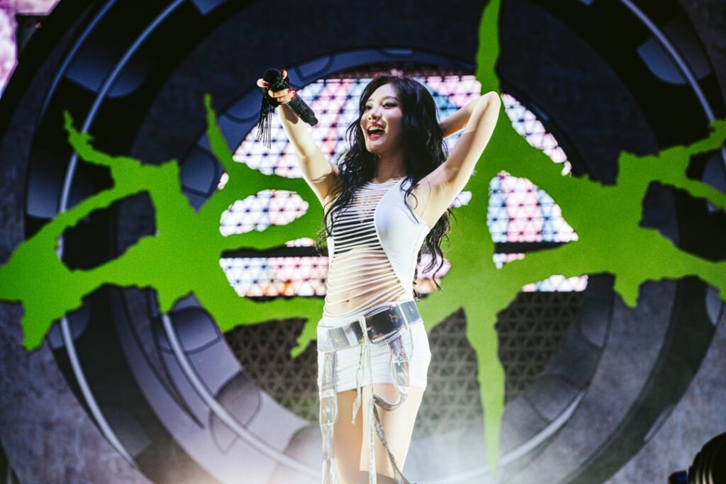 260802 aespa at Lollapalooza 2026 (via Headline Planet)